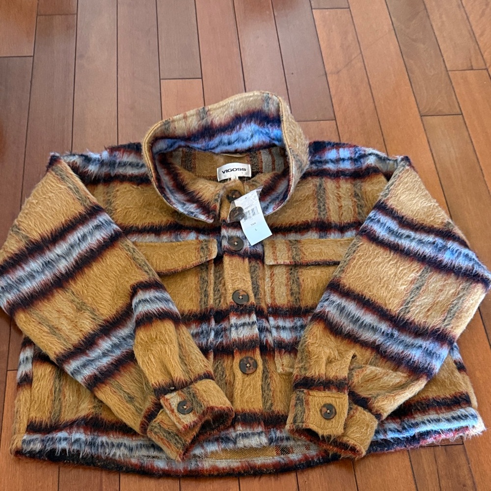 Vigoss Multicolor Plaid Jacket